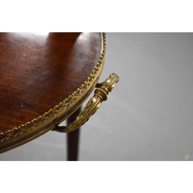 19th Century French Mahogany Etagere, 1880s For Sale - Image 11 of 15