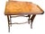 Traditional Set of 2 Vintage Edwardian-Style Burl Walnut Nesting Tables For Sale - Image 3 of 12