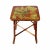 Mid 20th Century Vintage Bamboo Side Table With Decoupage Top For Sale - Image 5 of 6