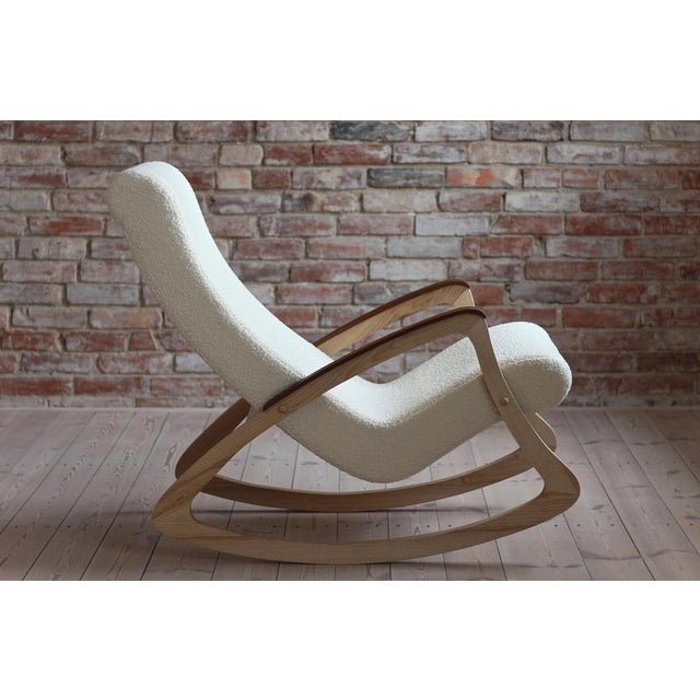 Mid-Century Modern Rocking Chair, 1950s For Sale - Image 12 of 14