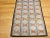 Gray Vintage American Hand Hooked Rug, Wool on Cotton, Allover Geometric Pattern, 28” X 55” For Sale - Image 8 of 10