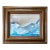 Matthew Izzo Oil Painting in Vintage Wood Frame For Sale