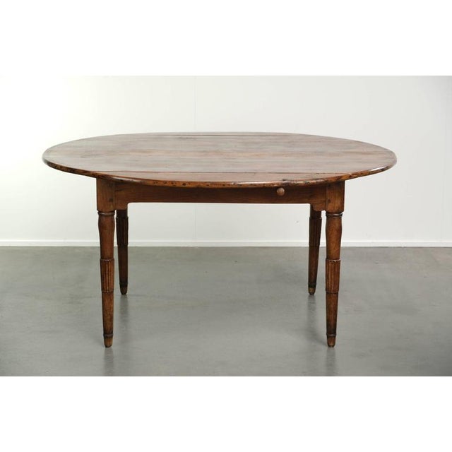 Antique 19th Century French Farmhouse Table in Walnut For Sale - Image 3 of 14