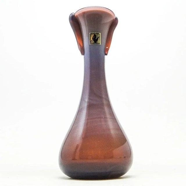 Vase by J. Słuczan-Orkusz for Cracow Institute for Glassworks, Poland, 1970s For Sale - Image 4 of 7
