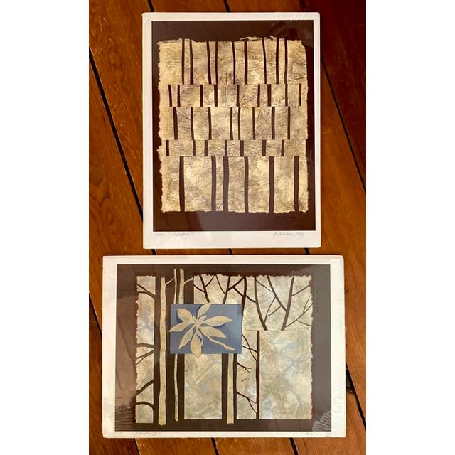 Add some color and texture to your home with these fine art prints from original collages by Washington state artist...