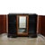 This elegant Art Deco Rosewood, Walnut & Black-Lacquer Bar Cabinet w/ Porto Marble Top & Bronze Pulls originates in...