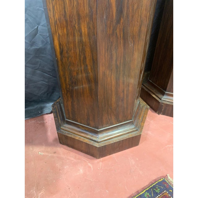 Ancient Pau Ferro Rosewood Columns, 1850, Set of 2 For Sale - Image 4 of 9