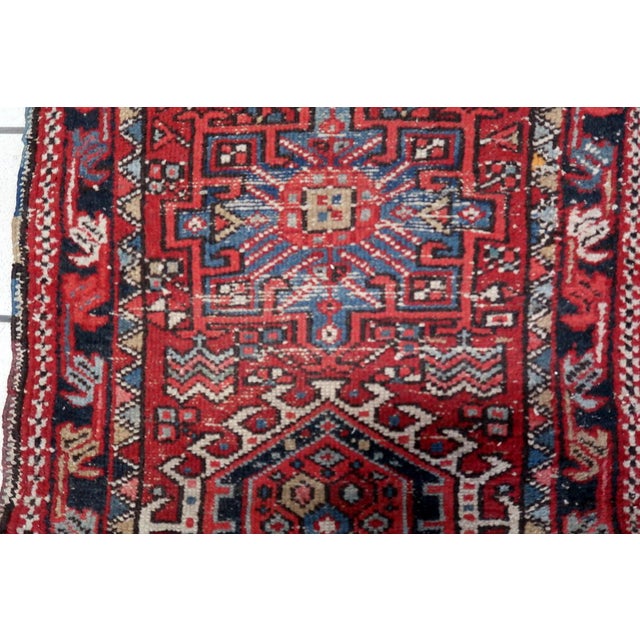 1910s, Handmade Antique Persian Karajeh Rug 2.1' X 3.7' For Sale - Image 10 of 11