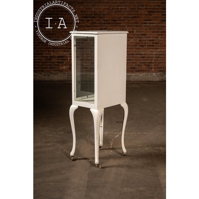 Antique Dental Cabinet With Cabriole Legs in White For Sale In Chicago - Image 6 of 16