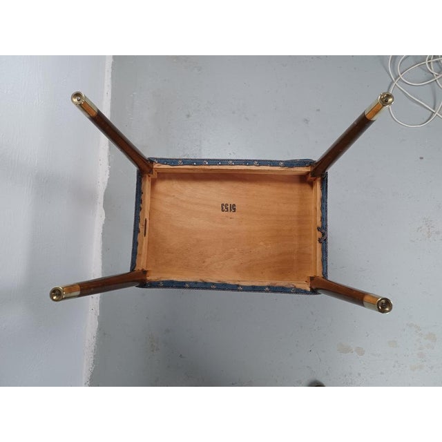 Wood Set of Fully Restored Danish Art Deco Stools by Robert Rasmussen, 1930s For Sale - Image 7 of 9