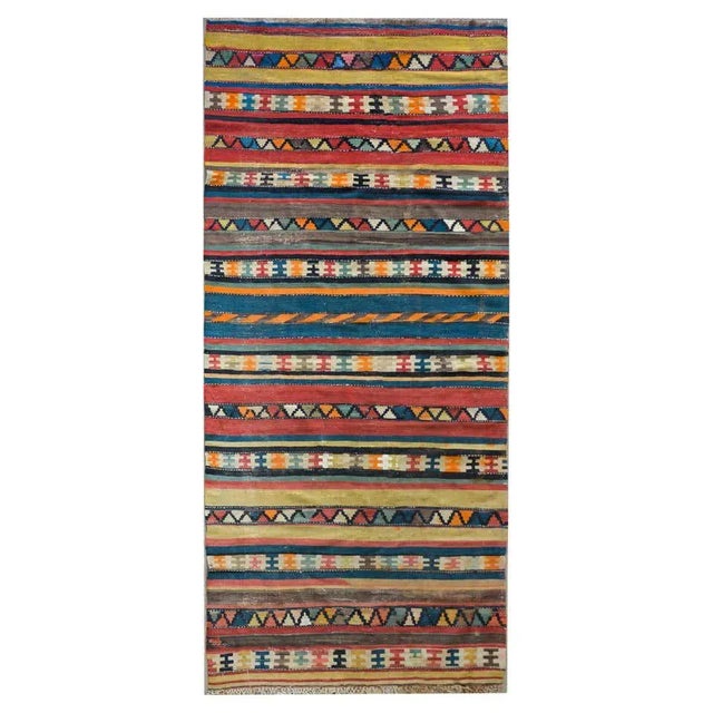 Early 20th Century Shahsevan Kilim Runner For Sale - Image 13 of 13