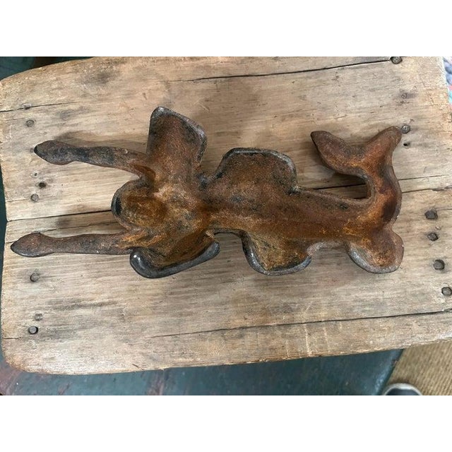 Early 20thc Cast Mermaid Boot Scraper/Remover For Sale - Image 4 of 7