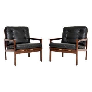 Vintage Danish Capella Armchairs from Illum Wikkelsø, 1960s, Set of 2 For Sale