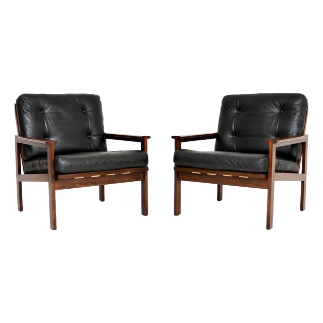 Vintage Danish Capella Armchairs from Illum Wikkelsø, 1960s, Set of 2 For Sale