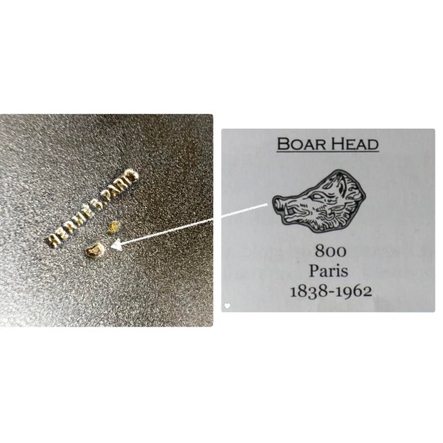 !920s/'30s Hermès Vanity Set, Aubergine Cut Crystal Atomizer & Matching Silver Lidded Container For Sale In Los Angeles - Image 6 of 9