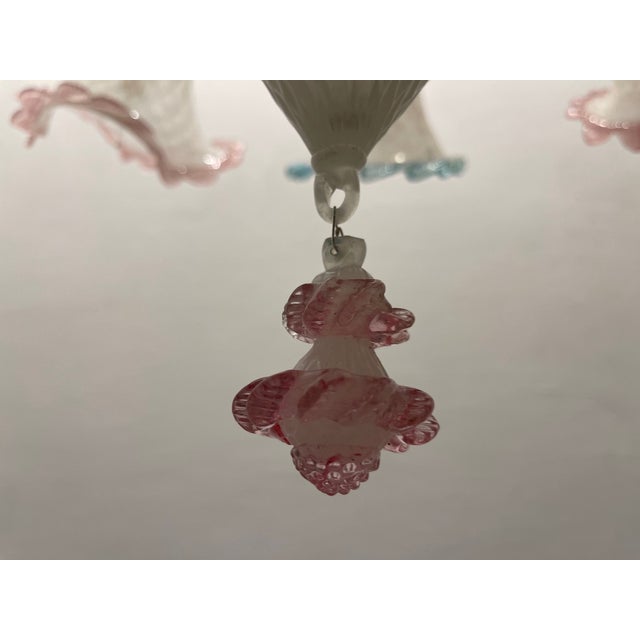 Large Venetian Murano Glass Chandelier, 1960s For Sale - Image 12 of 14