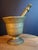 Rustic European 18th Century Heavy Cast Brass Lathe-Turned Mortar and Pestle For Sale - Image 3 of 15