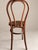 1900 - 1909 Antique Thonet Style Bentwood 22" Seat Height Counter Stool With Embossed Sunburst Seat For Sale - Image 5 of 5