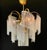 1980s 1980s Italian Murano White Milk Glass Waterfall Chandelier For Sale - Image 5 of 10