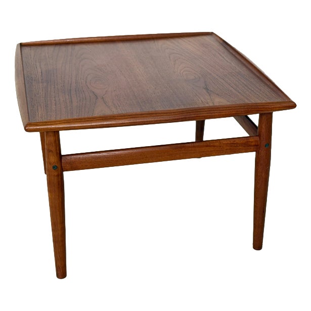 Mid-Century Danish Teak Coffee Table by Grete Jalk for Glostrup Møbelfabrik, 1960s For Sale