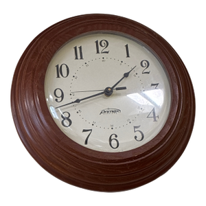 Vintage Primex Wood Battery Operated Clock