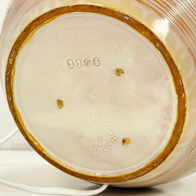 Art Deco Stoneware Model 3154 Table Lamp by Anna-Lisa Thomson for Upsala Ekeby, Sweden, 1930s-1940s For Sale - Image 9 of 11