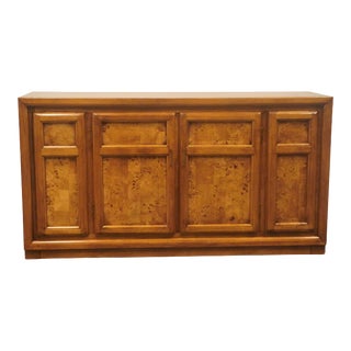 Universal Furniture Contemporary Modern 54" Burled Wood Buffet For Sale