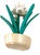 Carved Polychrome Potted Hyacinth For Sale - Image 10 of 11