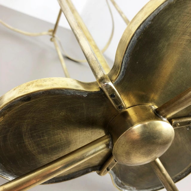 XXL Bauhaus Brass Umbrella Stand, 1950s For Sale - Image 14 of 18