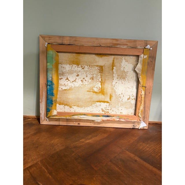 Contemporary Mexican Abstract Landscape Painting Signed S. Ponce For Sale In San Diego - Image 6 of 12