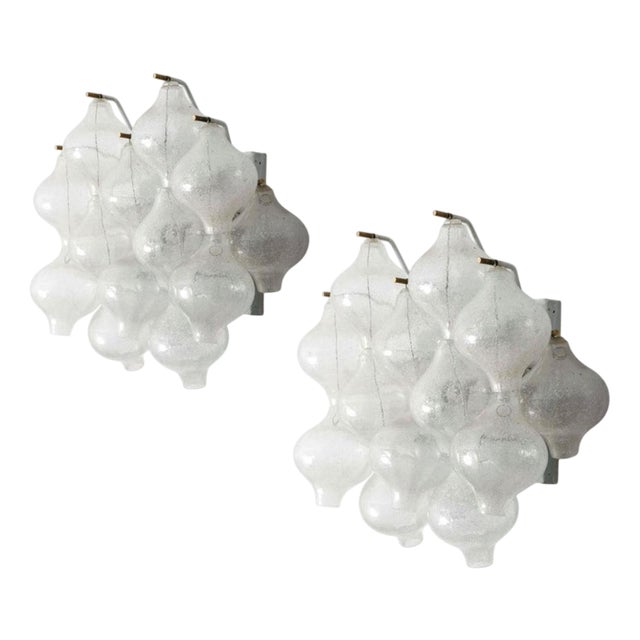 Tulipan Light Fixtures attributed to J. T. Kalmar for Kalmar, 1960s, Set of 4 For Sale