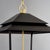 Farmhouse Hudson Valley Lighting Natick 18 in. 4 Light Lantern in Aged Brass and Soft Black Finish For Sale - Image 3 of 4
