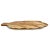 Indian Large Wood Carved Leaf Platter For Sale - Image 3 of 6