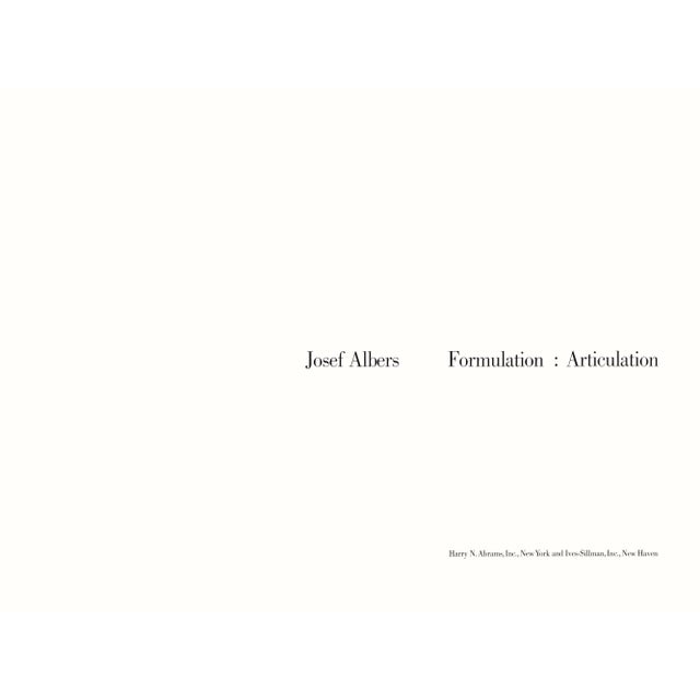 1970s Josef Albers "Formulation: Articulation" Portfolio II Folder 32 (Right Side Print) For Sale - Image 5 of 6