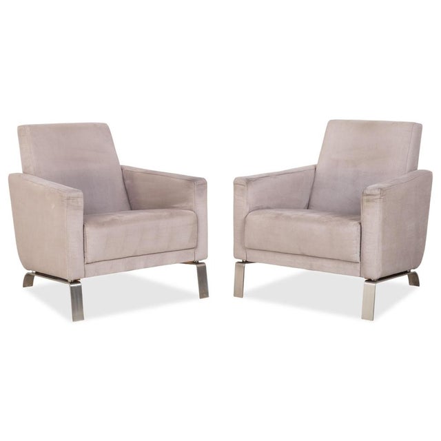 Fabric Fly Armchairs in Cream Beige from BoConcept, Set of 2 For Sale - Image 13 of 13