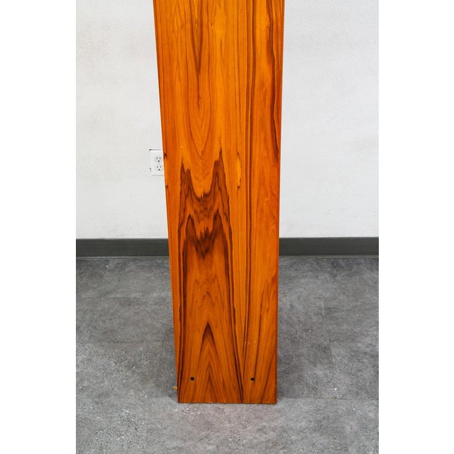 Mid Century Danish Modern Bookshelf Cabinet Teak Shelves Cabinet Doors Wood MCM For Sale - Image 9 of 12