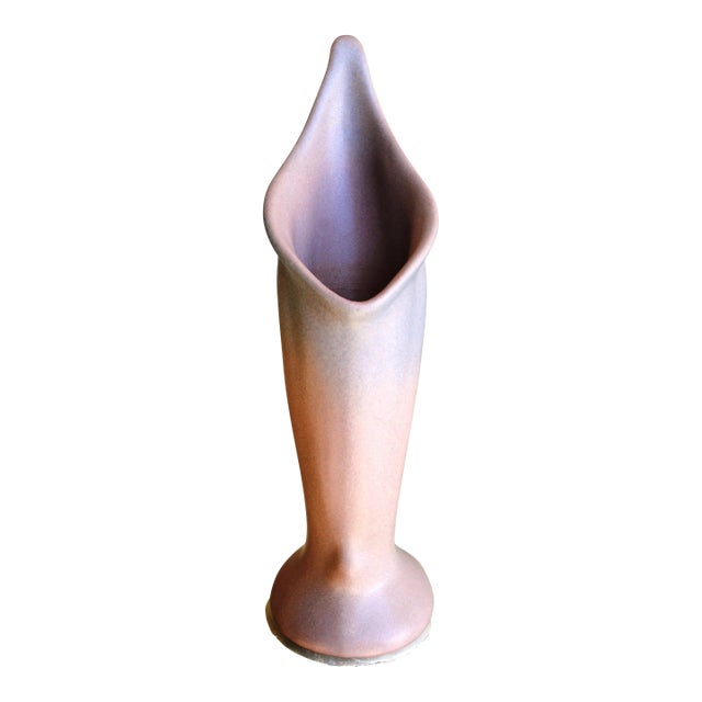Van Briggle "Jack in Pulpit" Dusty Rose Ceramic Vase For Sale