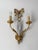 Italian Gilt Metal and Glass Two-Light Wall Sconce with Bow by Banci Firenze, 1970s For Sale - Image 11 of 15