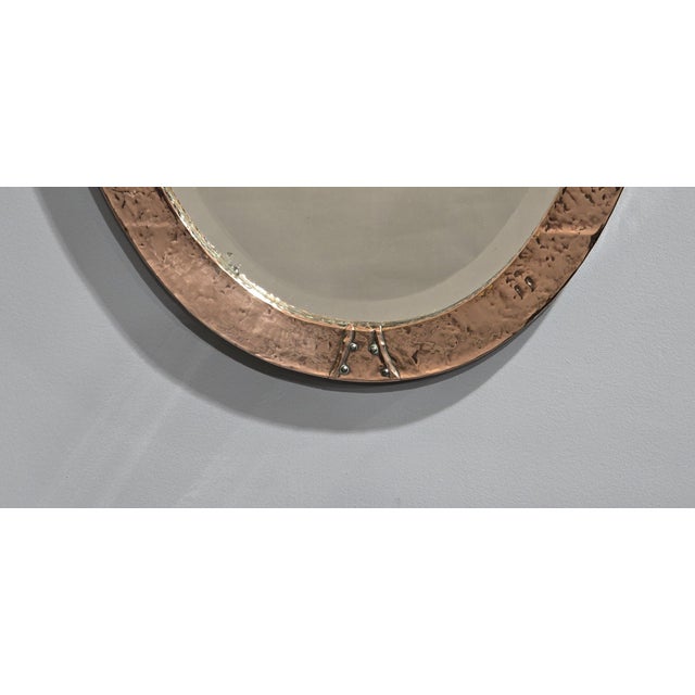 1910s Art and Crafts Copper Mirror, 1910s For Sale - Image 5 of 6