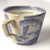 Chinese Antique 18th-Century Chinese Export Blue & White Porcelain Cup & Saucer For Sale - Image 3 of 10