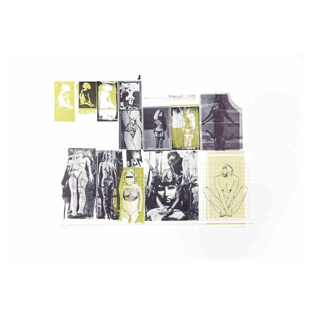 Sergio Barletta, Eros and Thanatos, Etching, 1970s For Sale