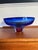Signed Göran Wärff Kosta Boda Cobalt Blue & Ruby Art Glass Centerpiece Bowl For Sale In New York - Image 6 of 12