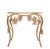 1980s Hollywood Regency Oval Brass and Crystal Butterfly Side Table, 1980s For Sale - Image 5 of 8