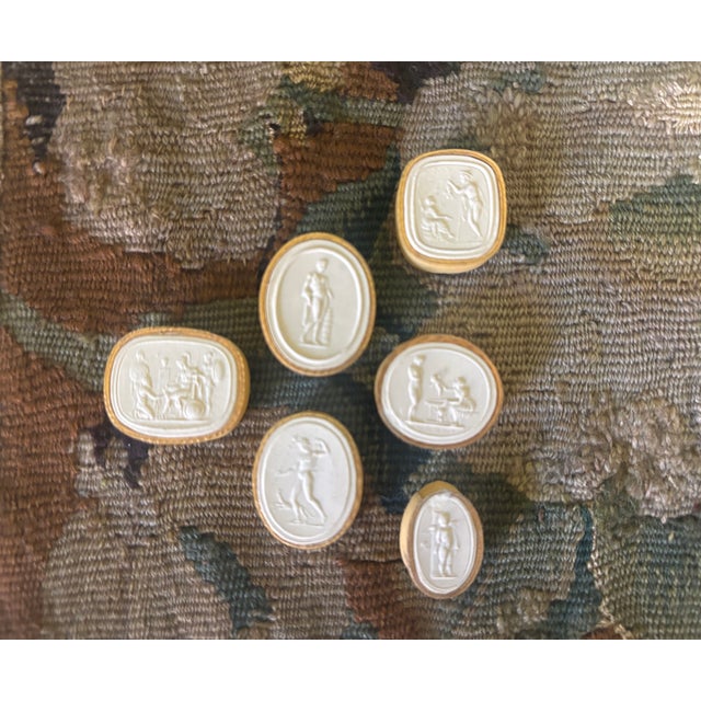 Collection of 6 early 19th century Italian Grand Tour plaster intaglio impressions This is group #6 of other intaglios I...
