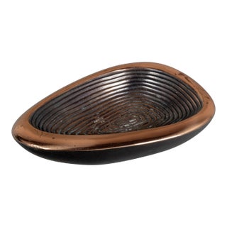 Ben Seibel Copper Jenfred-Ware Thumbprint Bowl For Sale