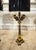 Metal Pair of French Charles X Patinated Bronze Candelabra Lamps, Circa 1830s For Sale - Image 7 of 18