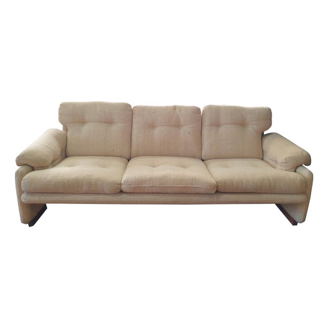 3-Seater Sofa and Armchairs by Tobia & Afra Scarpa for B&B Italia, 1970s, Set of 3 For Sale