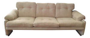 3-Seater Sofa and Armchairs by Tobia & Afra Scarpa for B&B Italia, 1970s, Set of 3