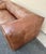 Rustic Restoration Hardware Leather Fulham Sofa For Sale - Image 3 of 8