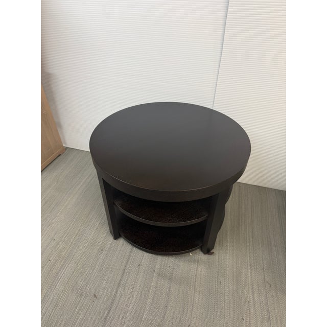 Wood Massimiliano Raggi for Casamilano Berlino Round Side Table For Sale - Image 7 of 12
